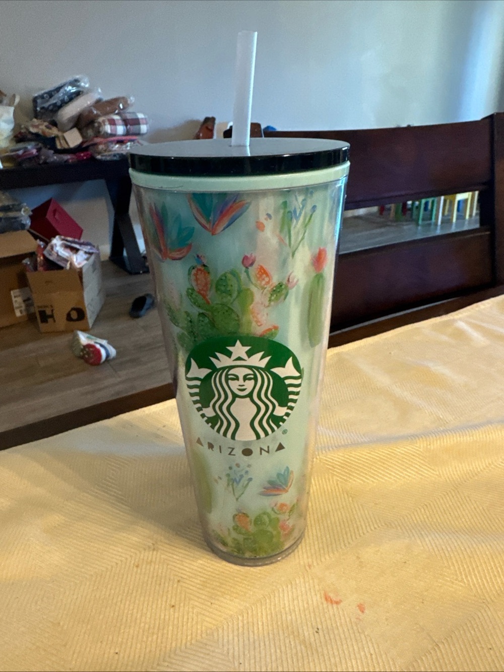 Starbucks Arizona Floral Tumbler - White, Green, Pink, Orange